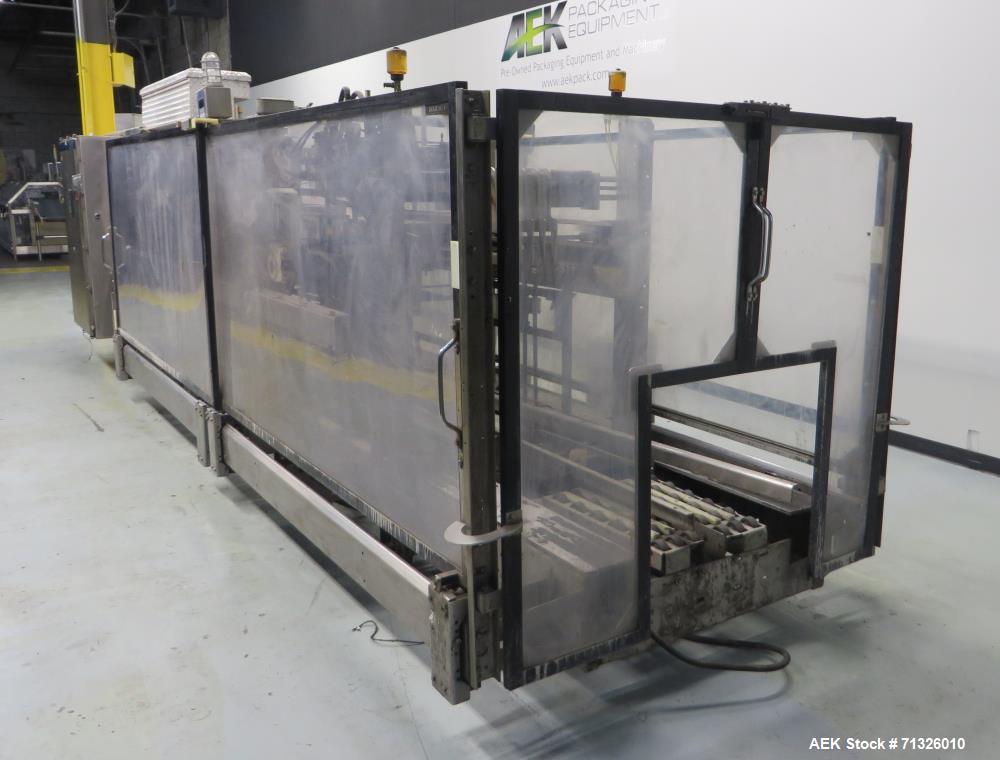 Used Hartness International Model 2900 Stainless Steel Drop Case Packer