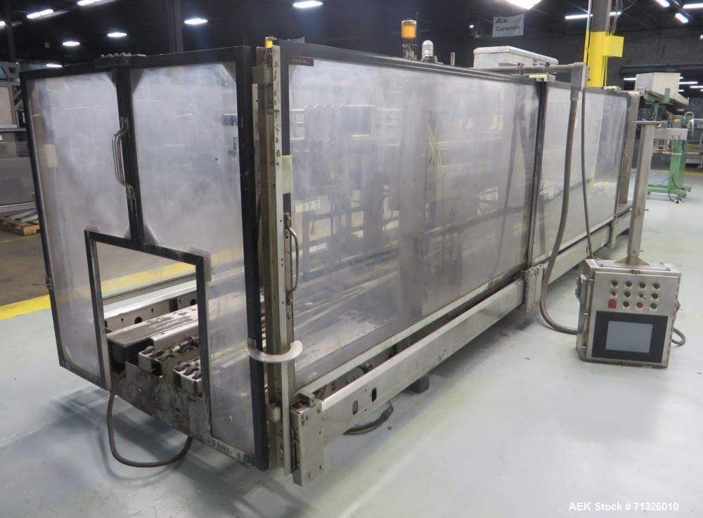 Used Hartness International Model 2900 Stainless Steel Drop Case Packer