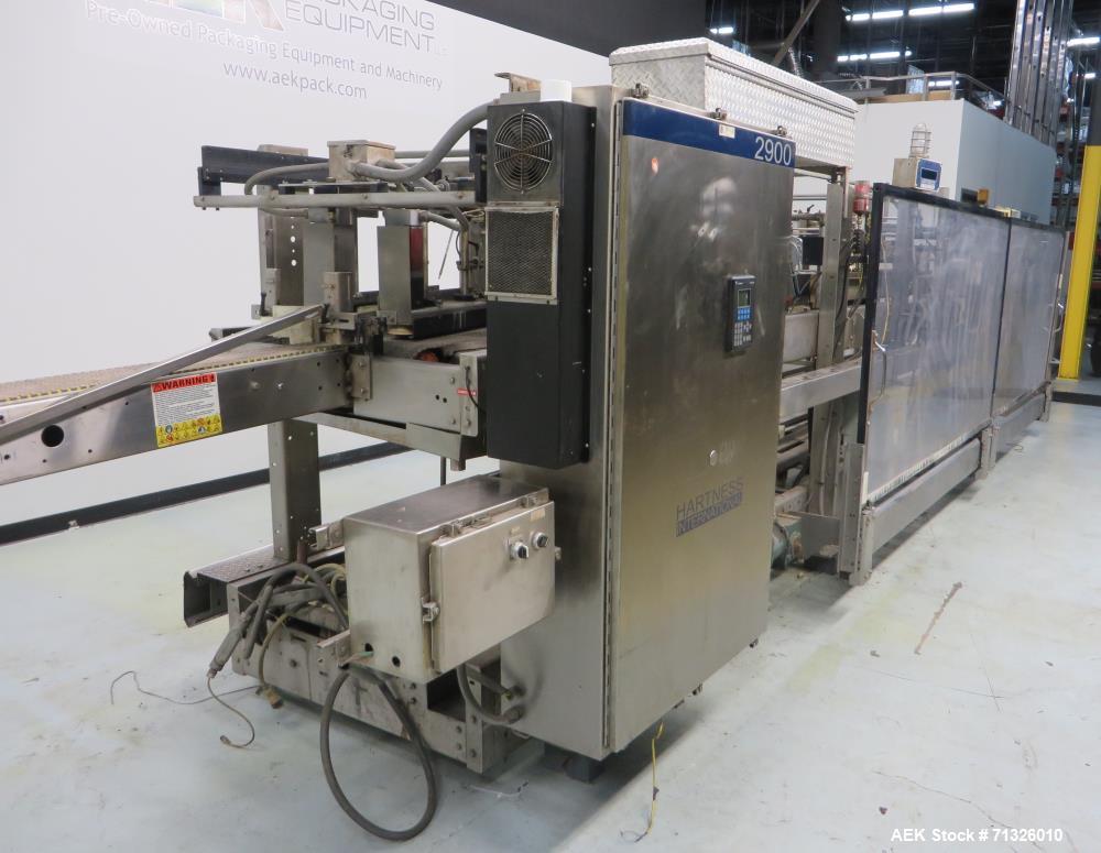Used Hartness International Model 2900 Stainless Steel Drop Case Packer