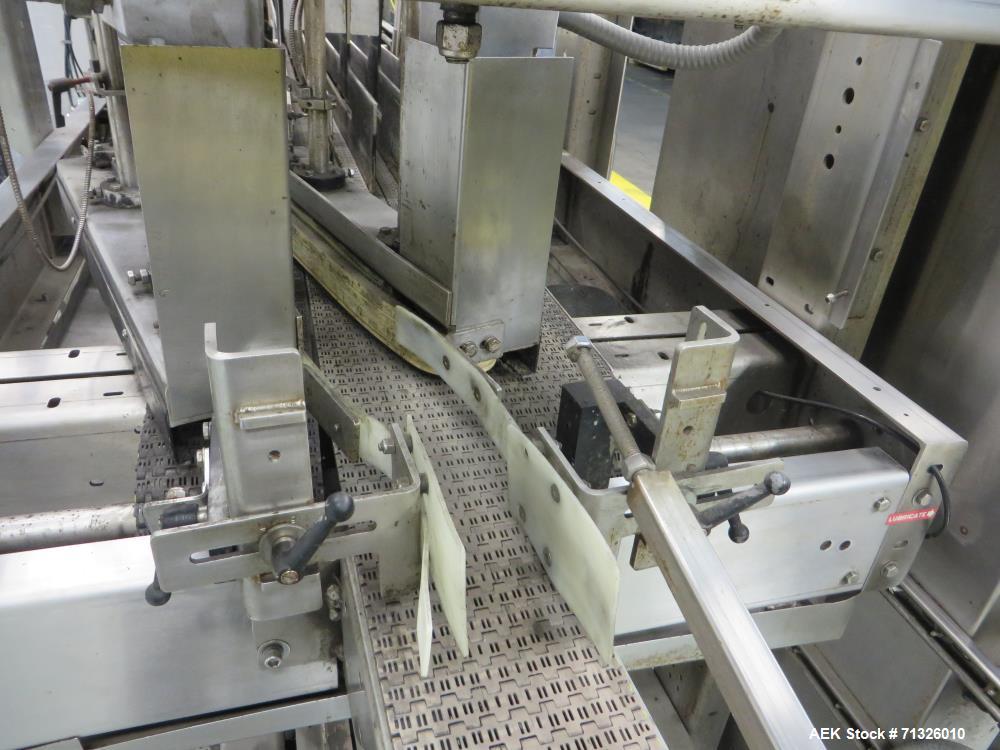 Used Hartness International Model 2900 Stainless Steel Drop Case Packer