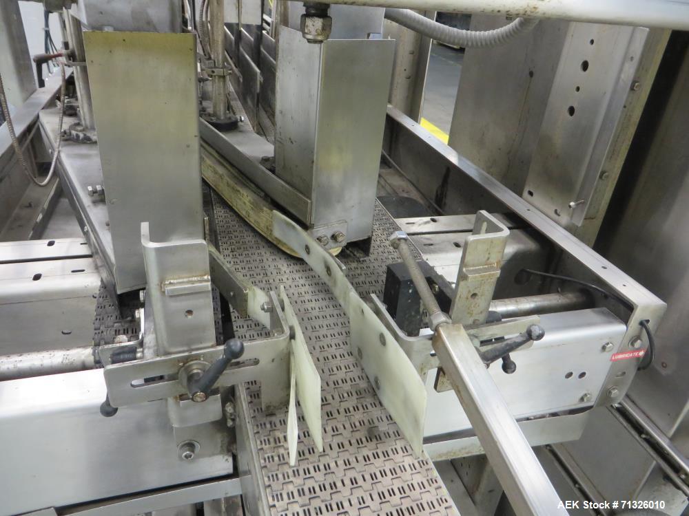 Used- Hartness International Model 2900 Stainless Steel Drop Case Packer