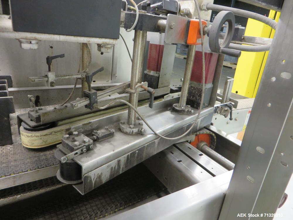 Used Hartness International Model 2900 Stainless Steel Drop Case Packer