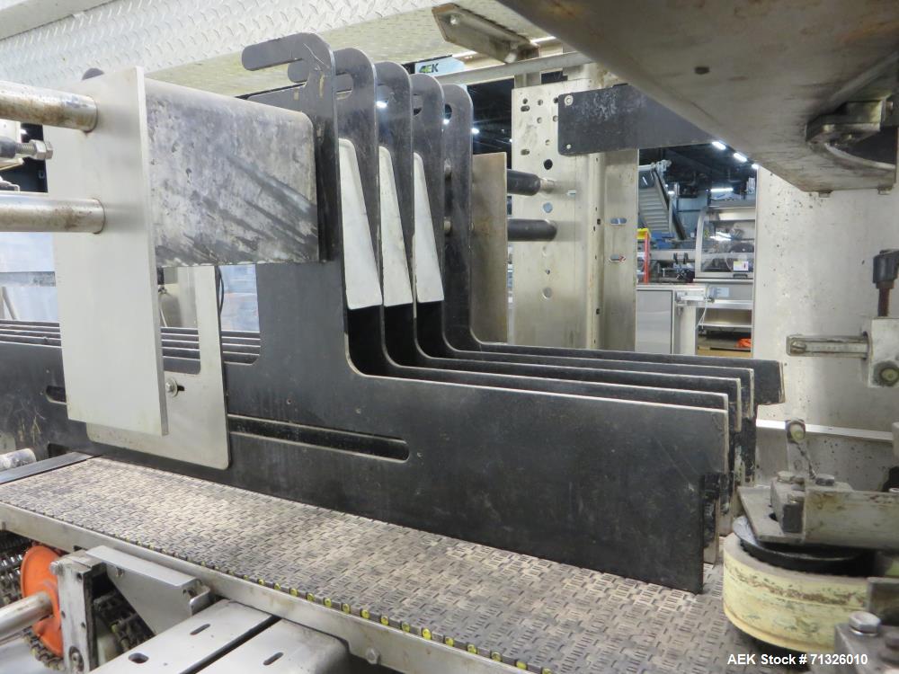Used Hartness International Model 2900 Stainless Steel Drop Case Packer