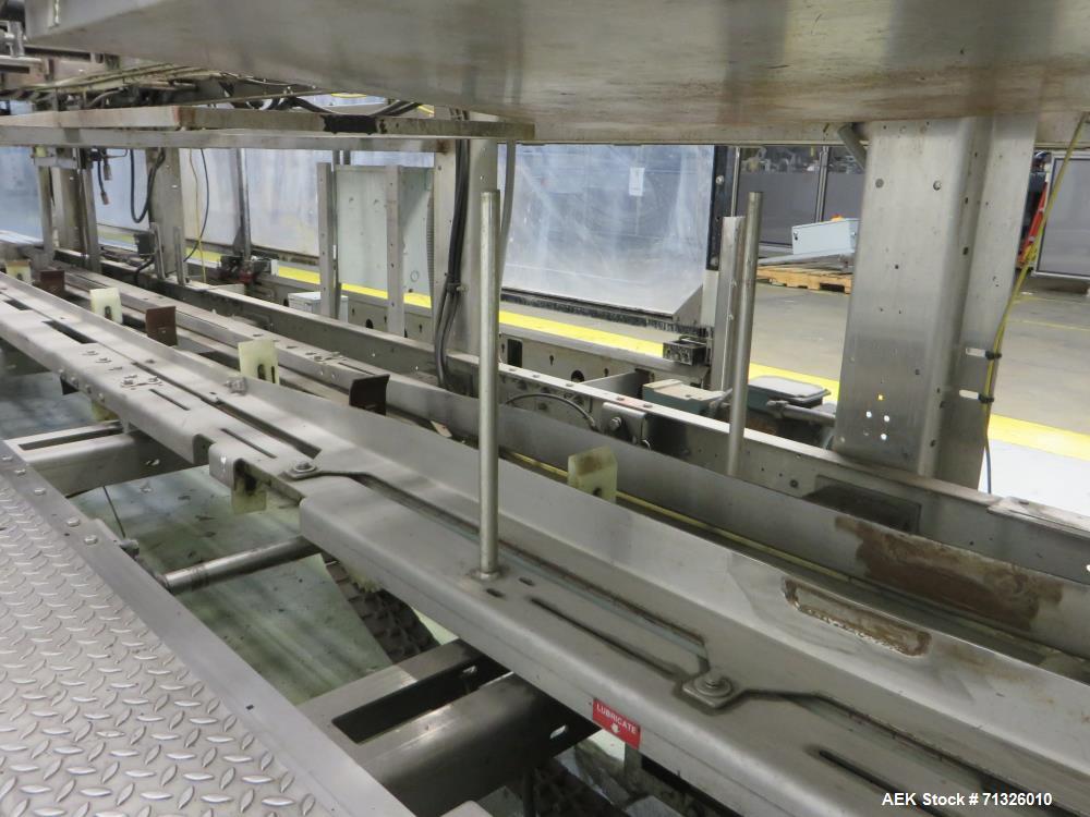 Used Hartness International Model 2900 Stainless Steel Drop Case Packer