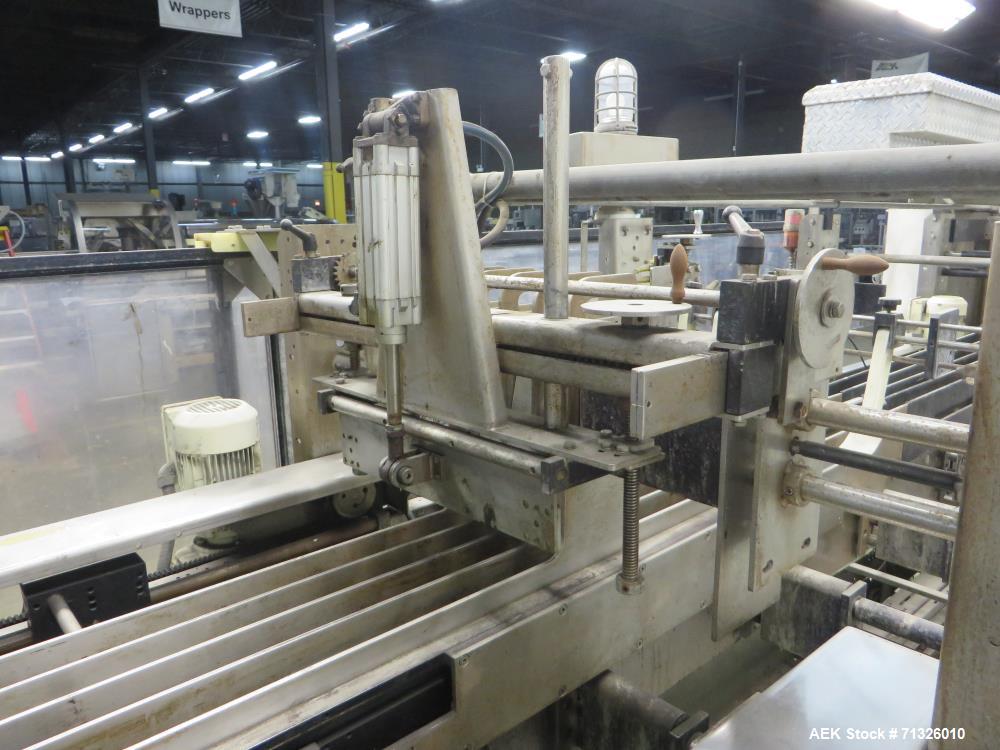 Used- Hartness International Model 2900 Stainless Steel Drop Case Packer