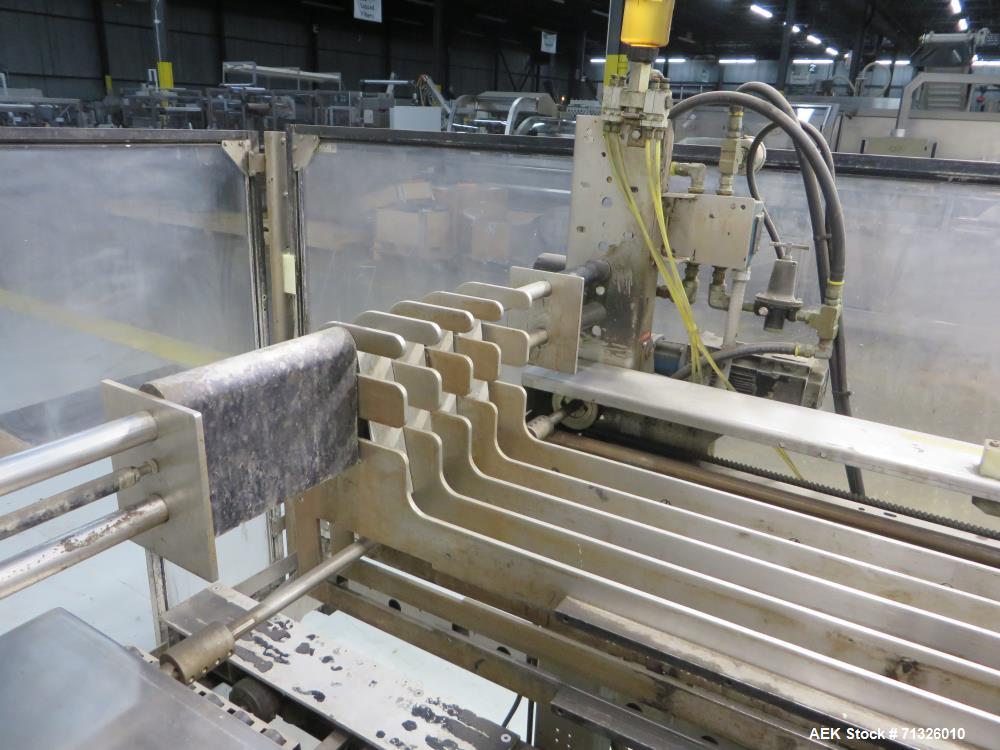 Used Hartness International Model 2900 Stainless Steel Drop Case Packer