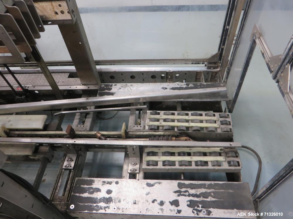 Used Hartness International Model 2900 Stainless Steel Drop Case Packer
