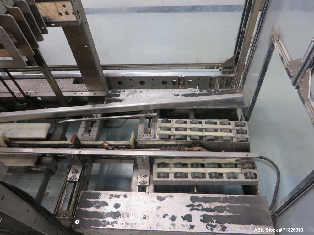 Used- Hartness International Model 2900 Stainless Steel Drop Case Packer