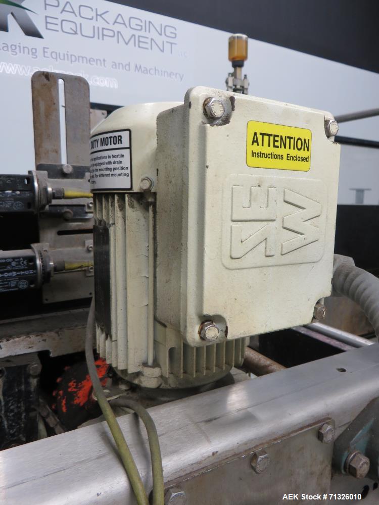 Used Hartness International Model 2900 Stainless Steel Drop Case Packer