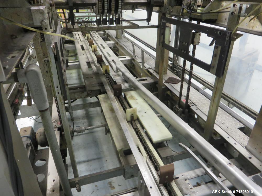 Used Hartness International Model 2900 Stainless Steel Drop Case Packer