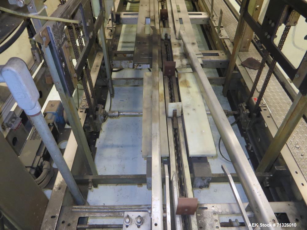 Used Hartness International Model 2900 Stainless Steel Drop Case Packer