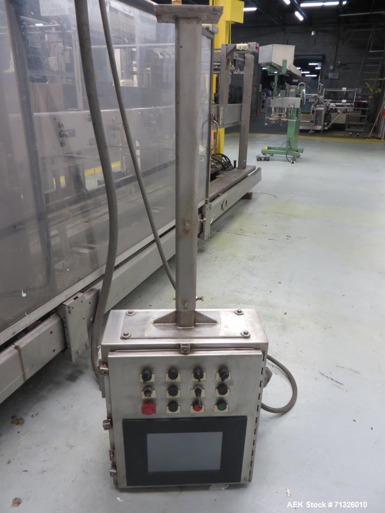 Used- Hartness International Model 2900 Stainless Steel Drop Case Packer