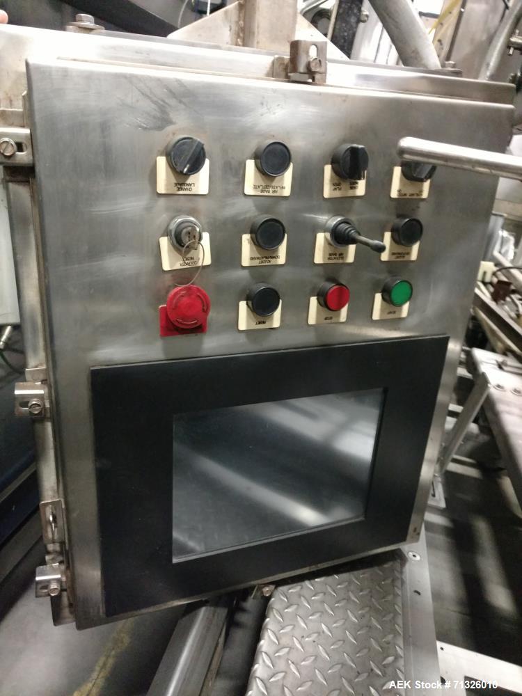 Used Hartness International Model 2900 Stainless Steel Drop Case Packer