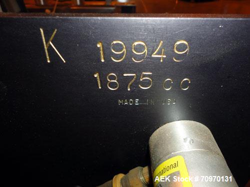 Used Hartness International 825AT Case Packer Change Parts. Consisting Of: 3 skids, 3 carts. 580cc (12pk), 1875cc (6pk.), 850cc (6pk.), 1250cc (6pk.), 1875cc (8pk.), 850cc (12pk.), 5.5 oz. (12pk.), 1...