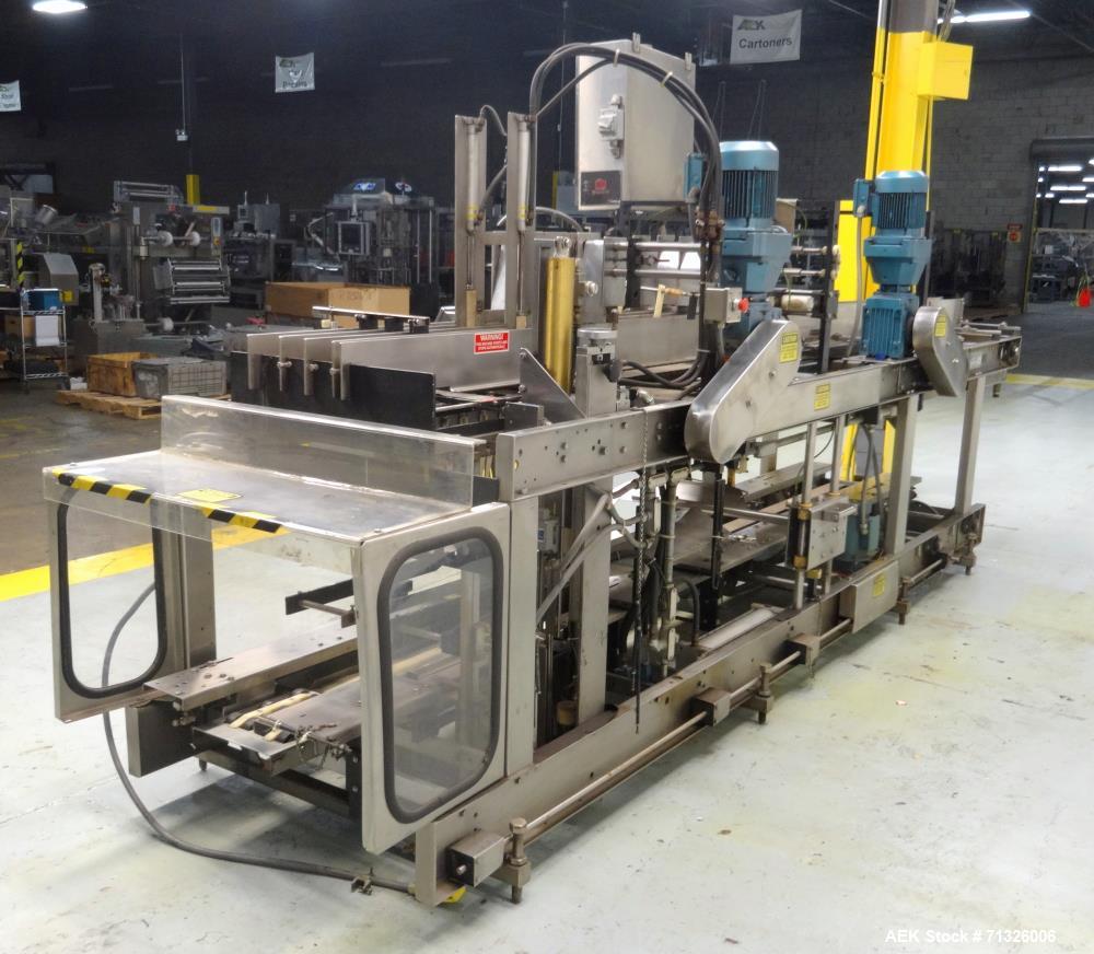 Used Hartness Model 825 Automatic Drop Case Packer