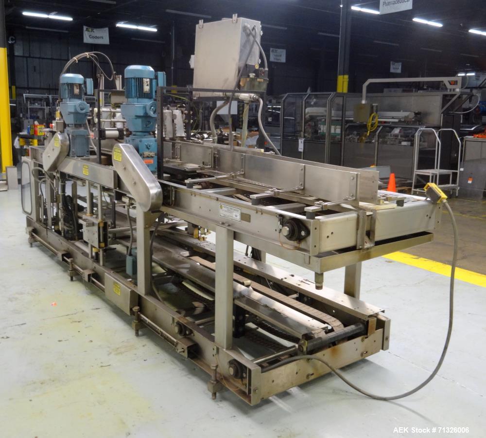 Used Hartness Model 825 Automatic Drop Case Packer