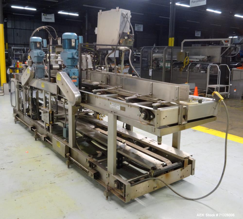 Used- Hartness Model 825 Automatic Drop Case Packer