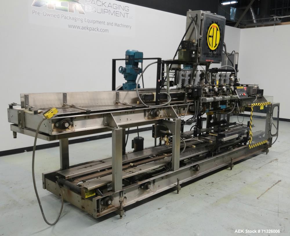 Used Hartness Model 825 Automatic Drop Case Packer