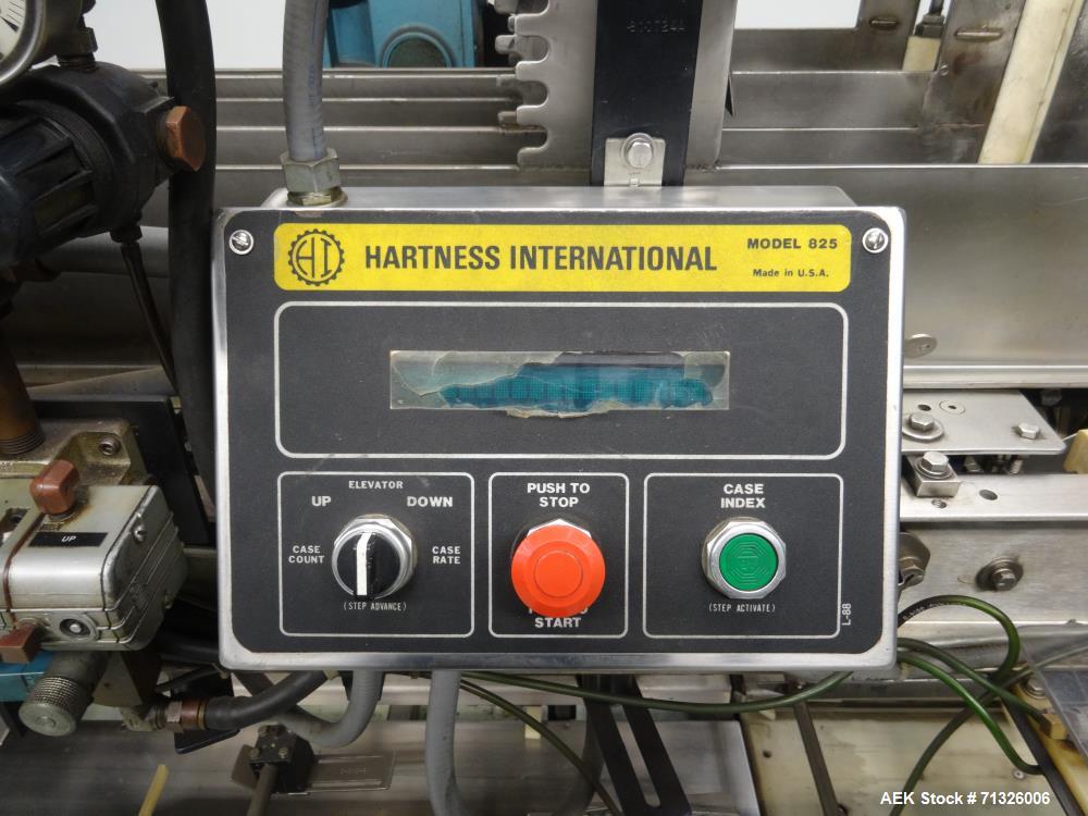 Used Hartness Model 825 Automatic Drop Case Packer