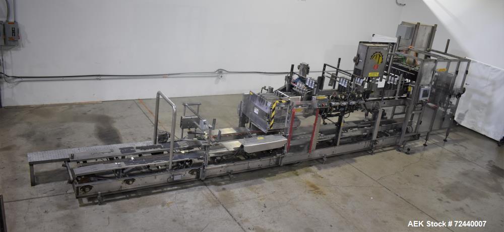 Hartness 825 Drop Case Packer & Zepf Laner