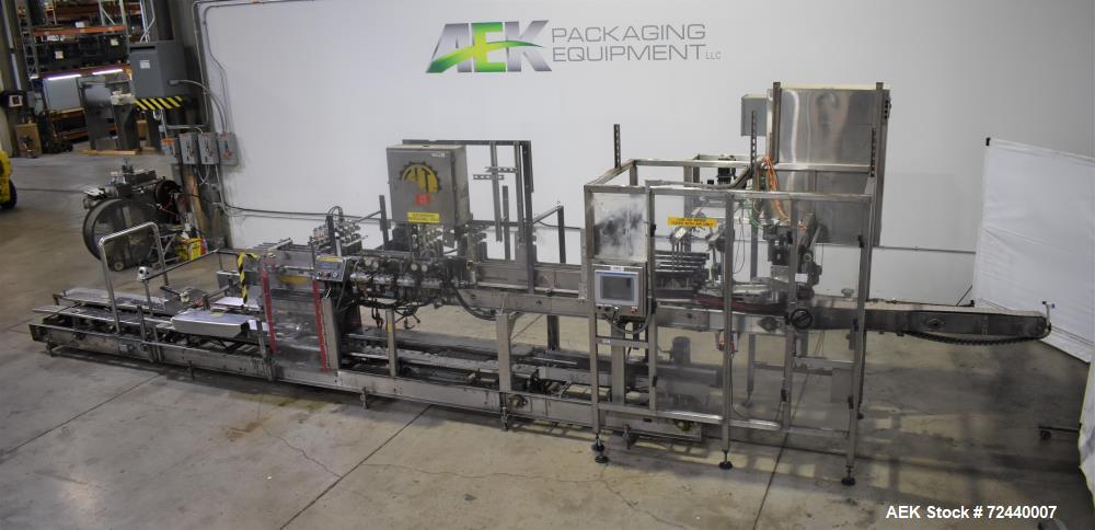 Hartness 825 Drop Case Packer & Zepf Laner