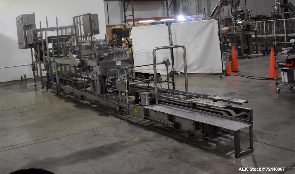 Hartness 825 Drop Case Packer & Zepf Laner