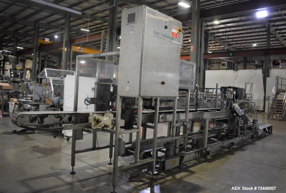 Hartness 825 Drop Case Packer & Zepf Laner