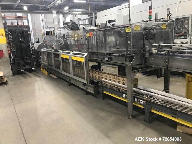 Used Hartness Model 835 Automatic Descending Drop Case Packer
