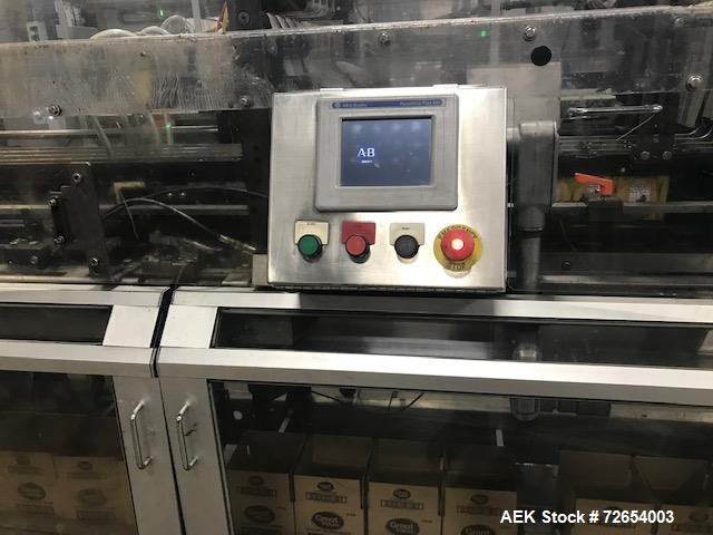 Used Hartness Model 835 Automatic Descending Drop Case Packer
