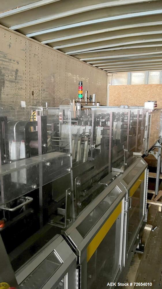 Used Hartness Model 835 Automatic Descending Drop Case Packer