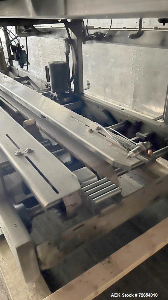 Used Hartness Model 835 Automatic Descending Drop Case Packer