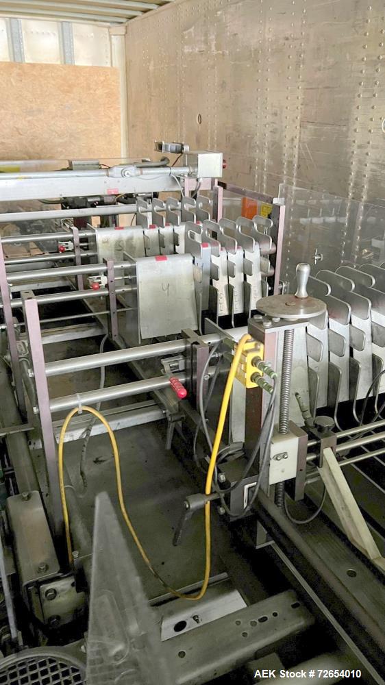 Used Hartness Model 835 Automatic Descending Drop Case Packer