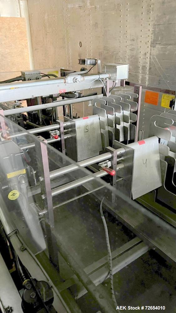 Used Hartness Model 835 Automatic Descending Drop Case Packer