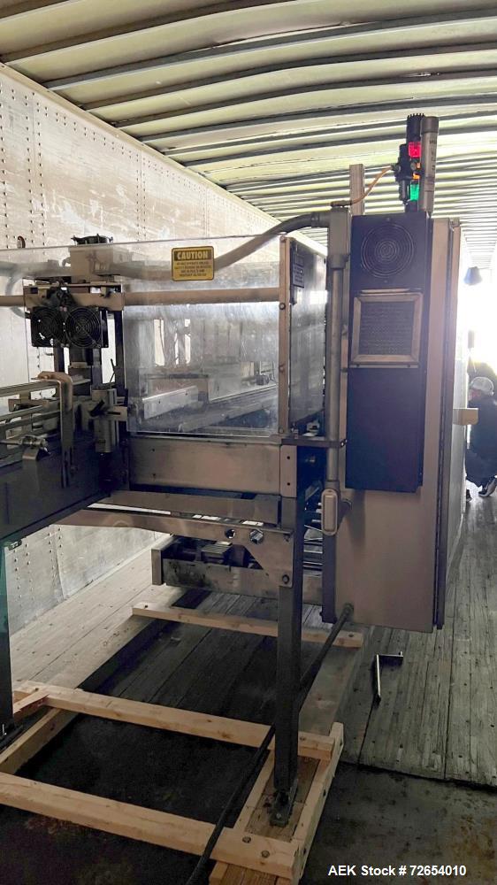 Used Hartness Model 835 Automatic Descending Drop Case Packer