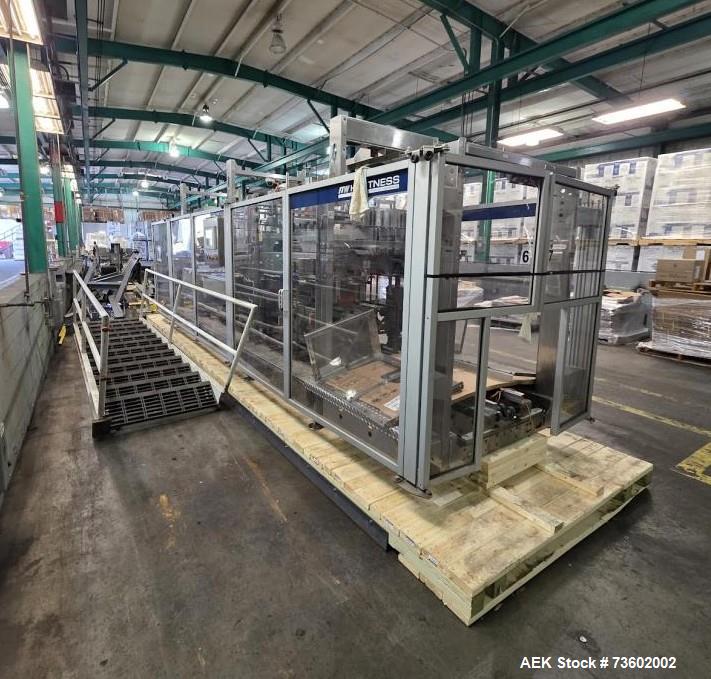 Used ITW Hartness Model 875 Automatic Drop Case Packer – High-Speed End-of-Line Packaging System