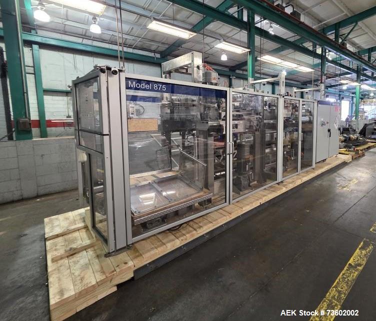 Used ITW Hartness Model 875 Automatic Drop Case Packer – High-Speed End-of-Line Packaging System