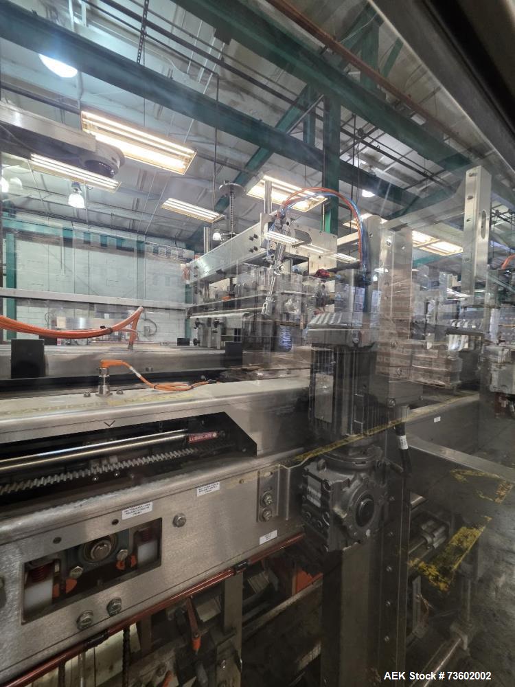 Used ITW Hartness Model 875 Automatic Drop Case Packer – High-Speed End-of-Line Packaging System