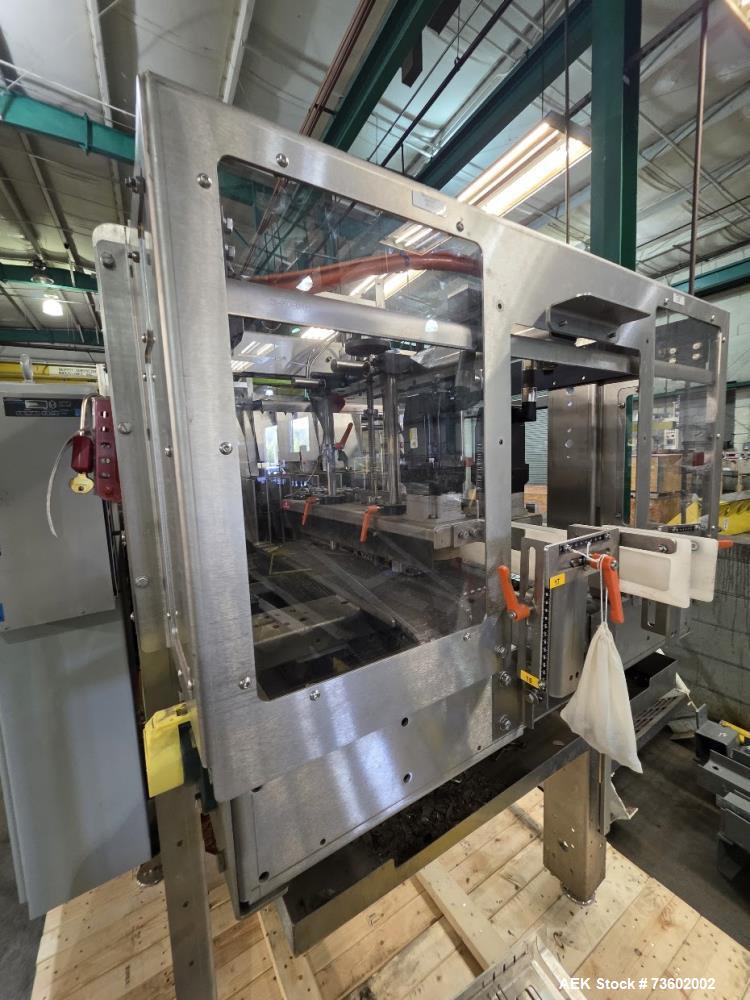 Used ITW Hartness Model 875 Automatic Drop Case Packer – High-Speed End-of-Line Packaging System
