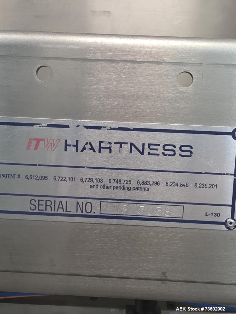 Used ITW Hartness Model 875 Automatic Drop Case Packer – High-Speed End-of-Line Packaging System
