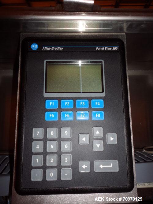 Used Hartness 900 automatic drop case packer capable of speeds up to 25 cases per minute (depending on product and application). Case size range: (Length) 6" to 24" (Width) 6" to 16" (Height) 1-1/2" ...