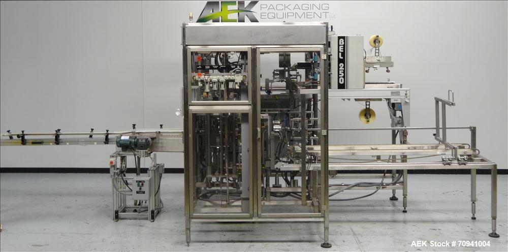 Used Sabel Model SE-15 Automatic Bottom Load Case Packer System