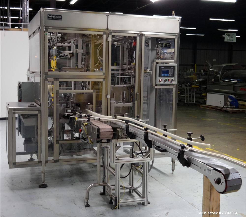 Used Sabel Model SE-15 Automatic Bottom Load Case Packer System