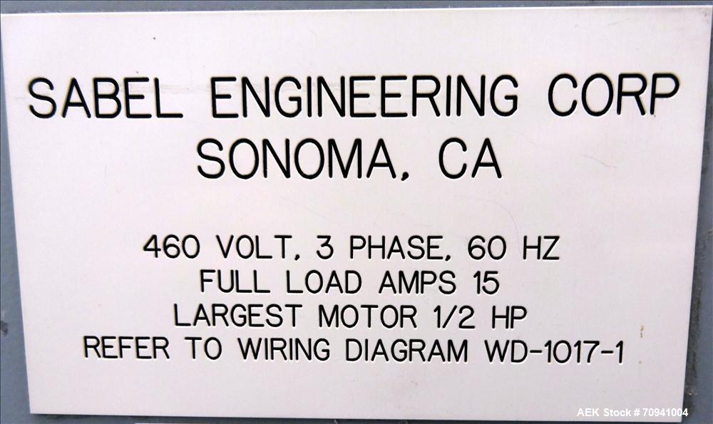 Used- Sabel Model SE-15 Automatic Bottom Load Case Packer System