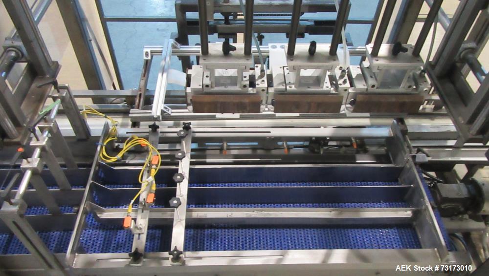 Used We Pack It Automatic Drop Case Packer, Model PV350-1174P.