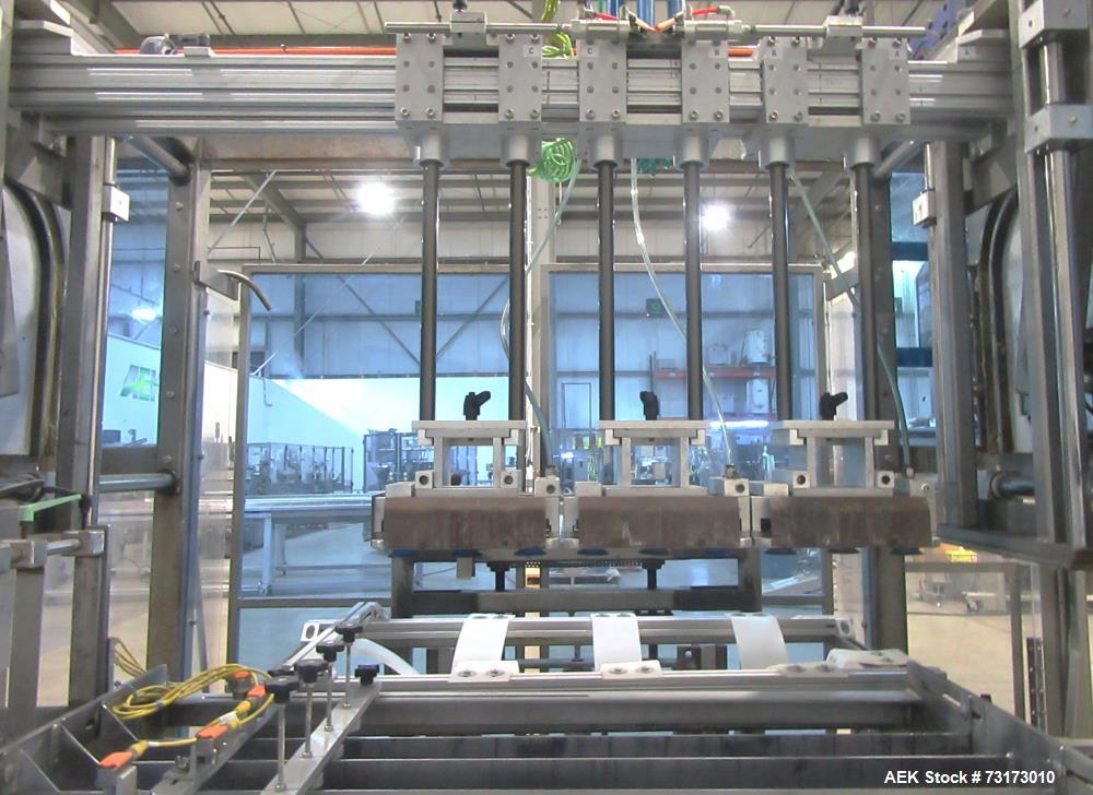 Used We Pack It Automatic Drop Case Packer, Model PV350-1174P.