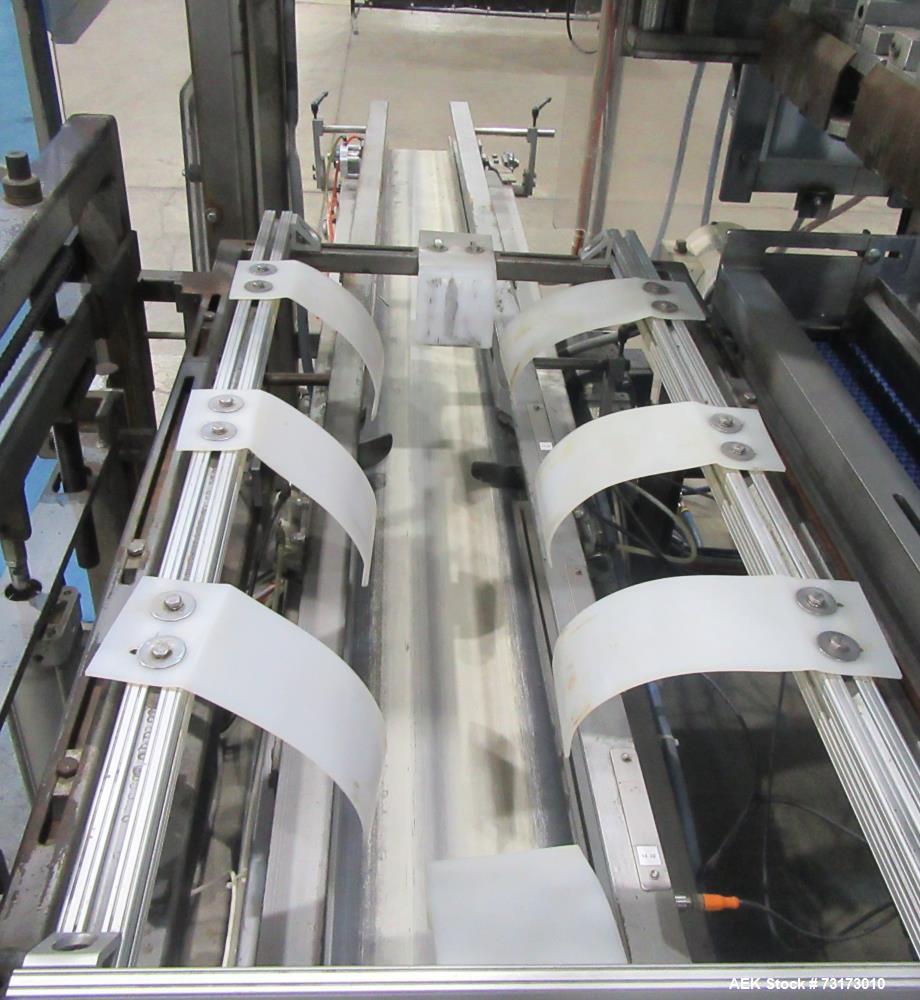 Used We Pack It Automatic Drop Case Packer, Model PV350-1174P.