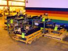 Used Hartness International 825AT Case Packer Change Parts. Consisting Of: 3 skids, 3 carts. 580cc (12pk), 1875cc (6pk.), 850cc (6pk.), 1250cc (6pk.), 1875cc (8pk.), 850cc (12pk.), 5.5 oz. (12pk.), 1...