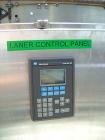 Used Hartness Model 825 Fully Auto Case Packer with all stainless steel frame.Unit has been recently upgraded from factory with Parker drives for auto-laner.Panel is complete with AB 503 PLC controll...