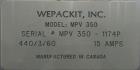 Used WePackIt MPV350 Automatic Drop Case Packer – High-Speed Pick & Place System