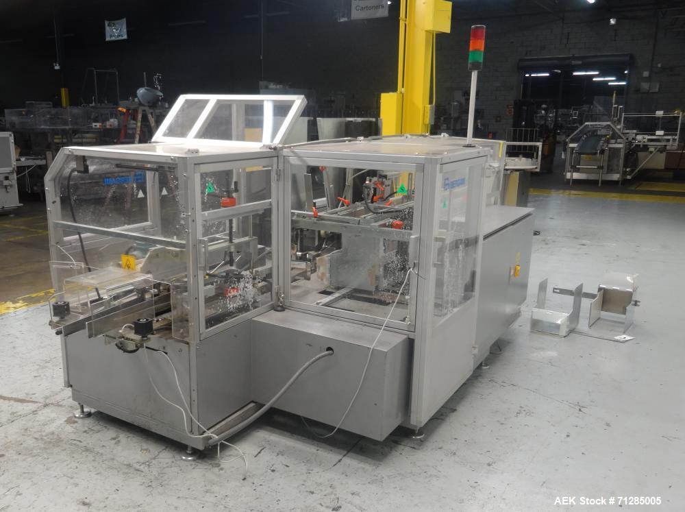 Used Bergami Model C 97 Automatic Case Erector Packer and Sealer